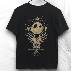 Disney The Nightmare Before Christmas Jack Skellington Graphic Tee Black XL